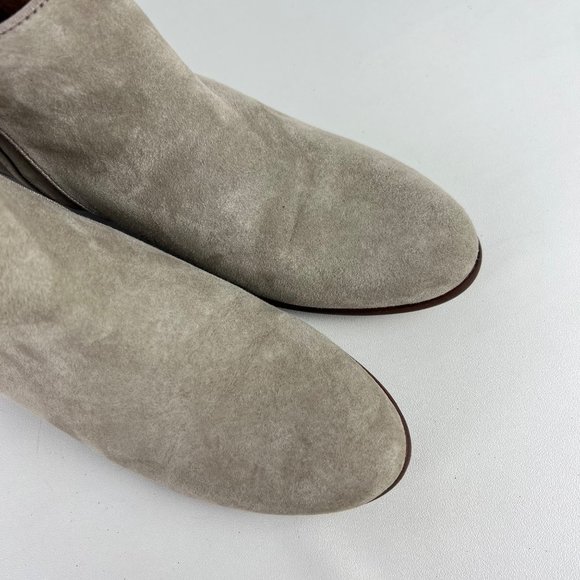 Sam Edelman Womens Petty Putty Beige Suede Leather Zip Ankle Bootie size 8.5 - Picture 9 of 16